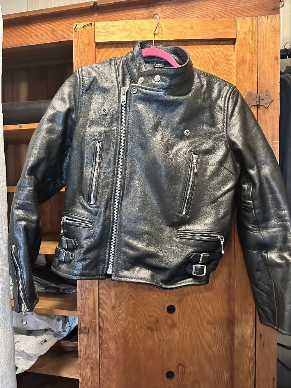 Straight to hell Lady's Marauder Leather Jacket size Large